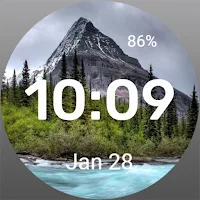 River and Mountains WatchFace