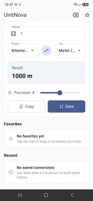UnitNova: Unit Converter Screenshot 2