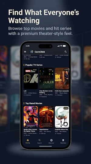 CornClick: Movies & TV Tracker Screenshot 2