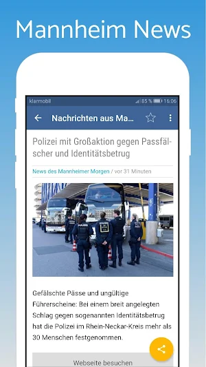 Mannheim Aktuelle Nachrichten Screenshot 3