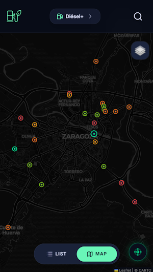 EcoNav: Cheap Gas Stations Screenshot 2