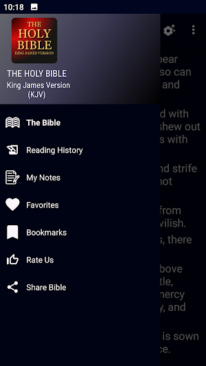 King James Version Bible Screenshot 0