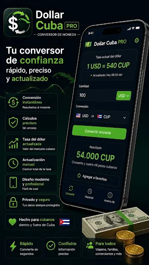 Conversor USD x CUP Screenshot 1