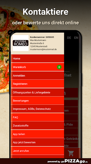Pizzeria Romeo Oberhausen Screenshot 2