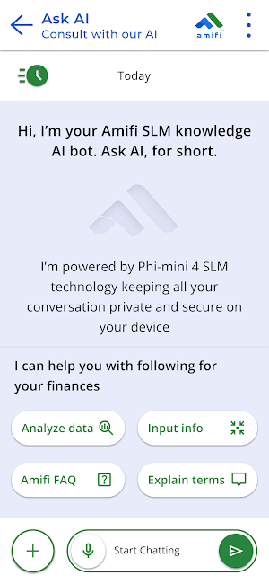 Amifi – Money Tracker Screenshot 1
