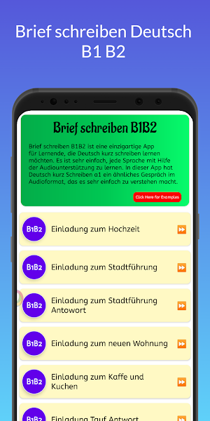 Brief schreiben Deutsch B1 B2 Screenshot 1