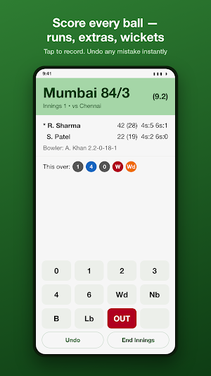 CricScore Screenshot 3