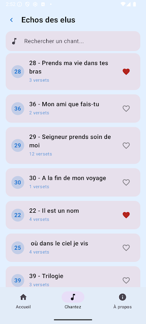 Chants D'Esperance Screenshot 2