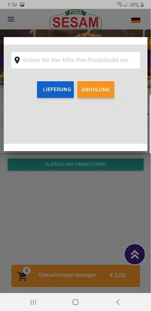 Sesam Pizza Freiberg Screenshot 2