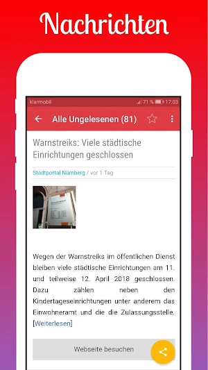 Nürnberg Nachrichten Screenshot 3