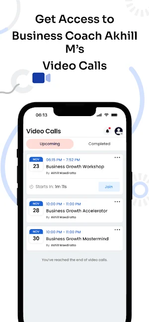 Business Coach Akhill M Screenshot 2