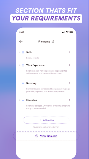 CV Maker Resume Builder PDF Screenshot 2