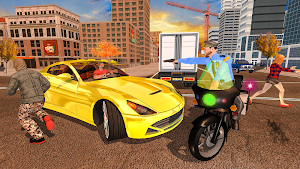 US Police Motor Bike Chase: City Gangster Fight Screenshot 0