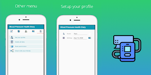 Blood Pressure Health Diary Screenshot 2