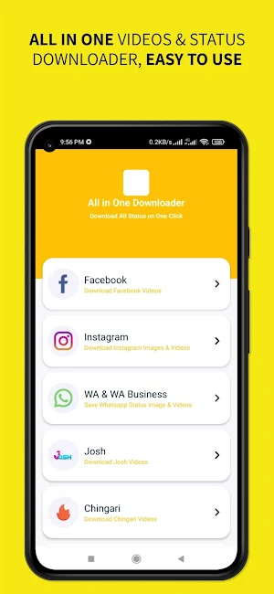 All in One Status Saver & Down Screenshot 0