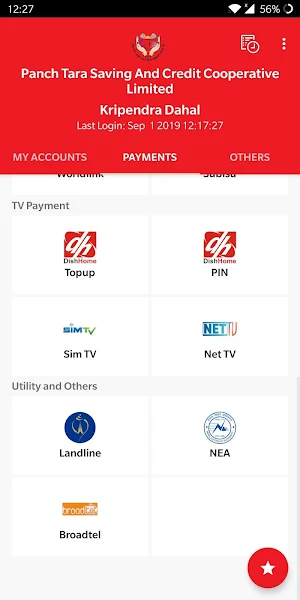 Panch Tara Smart Banking Screenshot 2