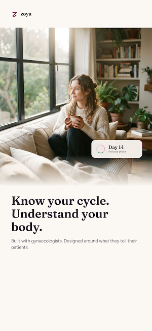 Zoya: Period & Cycle Tracker Screenshot 0