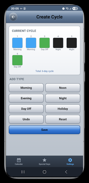 Shift Plan Screenshot 3
