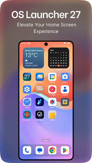 OS 27 Launcher : Golden Gate Screenshot 0