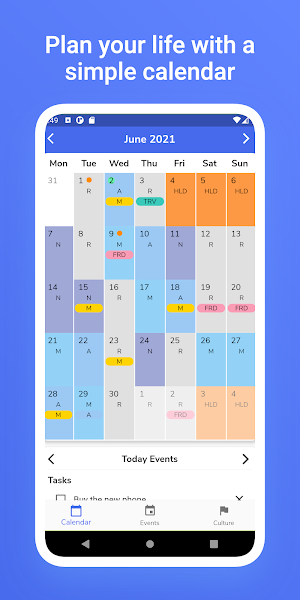 AppyRex Calendar Pro - Schedule, Agenda, Shifts Screenshot 0
