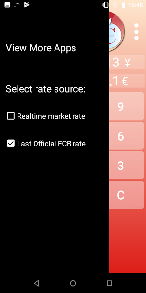 Euro to Yen Converter Screenshot 1