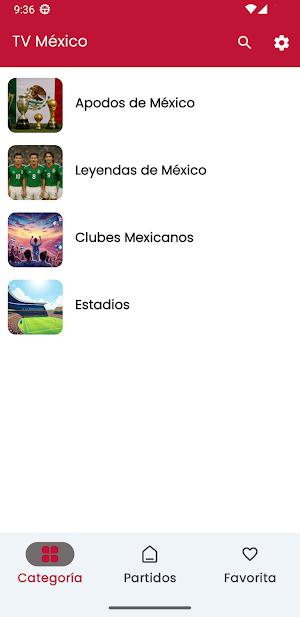 TV Fútbol MX Screenshot 1