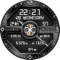 Hybrid Mubal watch face