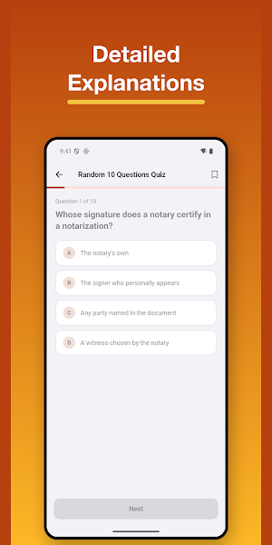 AZ Notary Exam Prep 2026 Screenshot 1