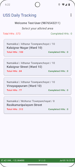 USS Daily Tracking Screenshot 3