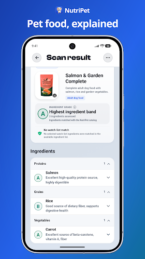 NutriPet: Pet Food Scanner Screenshot 0