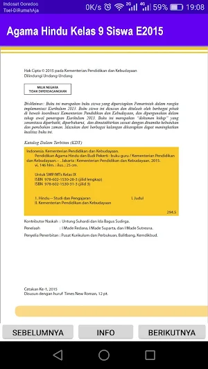 Agama Hindhu Kelas 9 Siswa E2015 Screenshot 1