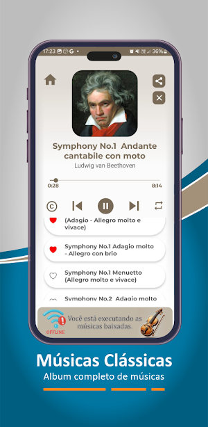 Músicas Clássicas - Offline Screenshot 1