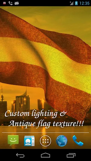 Austria Flag Live Wallpaper Screenshot 3