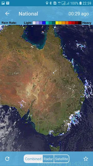 Rain Radar Australia Screenshot 2