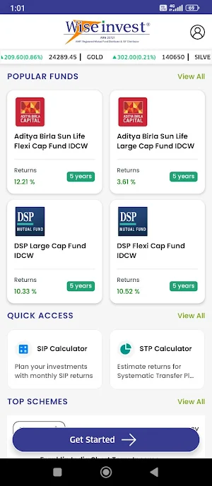 Wiseinvest My Portfolio Screenshot 0