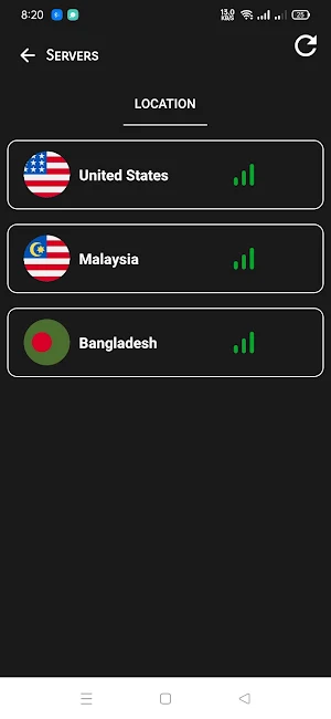 Bangladesh VPN : BD Proxy Screenshot 1