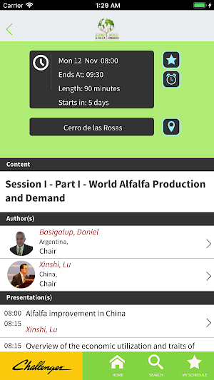 2nd World Alfalfa Congress Screenshot 2