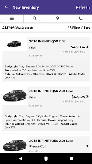 Infiniti of Willowdale Screenshot 1