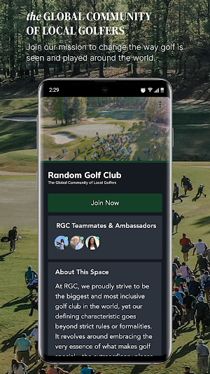 The Random Golf Club App Screenshot 0