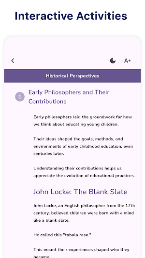 Early Childhood Education Screenshot 2