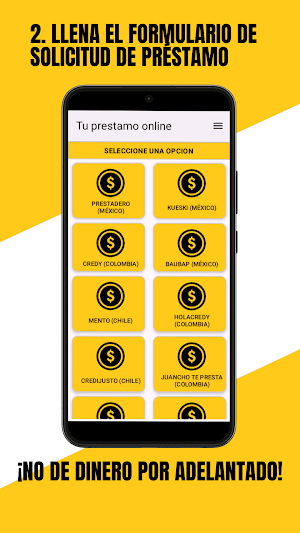 Somos préstamos online Screenshot 2