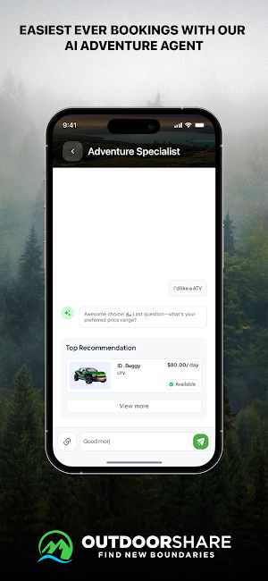 OutdoorShare Screenshot 1