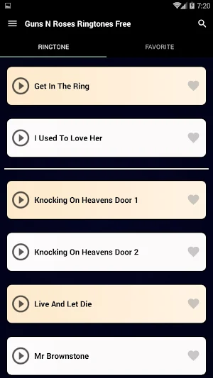 Guns N Roses Ringtones Free Screenshot 3