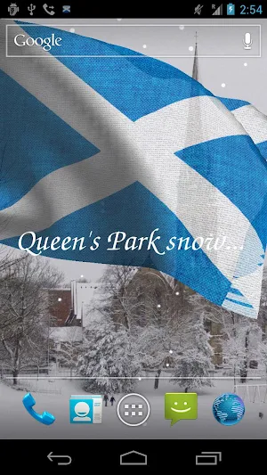 Scotland Flag Live Wallpaper Screenshot 2