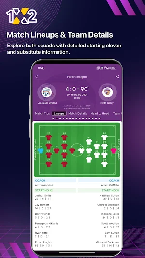 1X2 Football Live Tips 2026 Screenshot 2