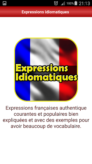 Expressions Idiomatiques françaises Screenshot 0