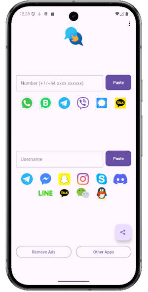 All Chat Instant - One Click Screenshot 0
