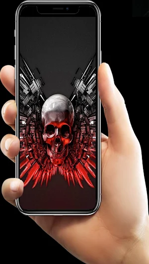 Skull Mobil Lock Screen Screenshot 2
