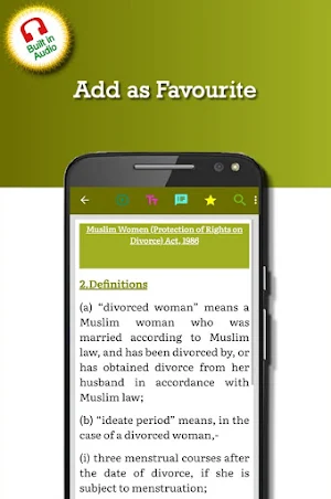Muslim Women Act 1986 Screenshot 1