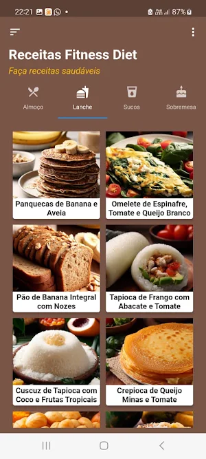 Receitas Fitness Diet Screenshot 1